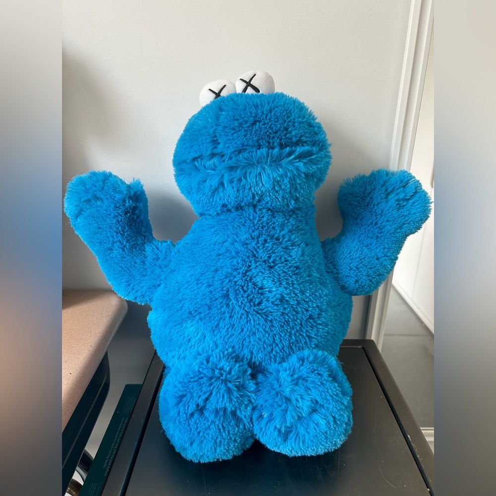 Authentic Cookie Monster plush, Collectible, Uniqlo x KAWS collaboration